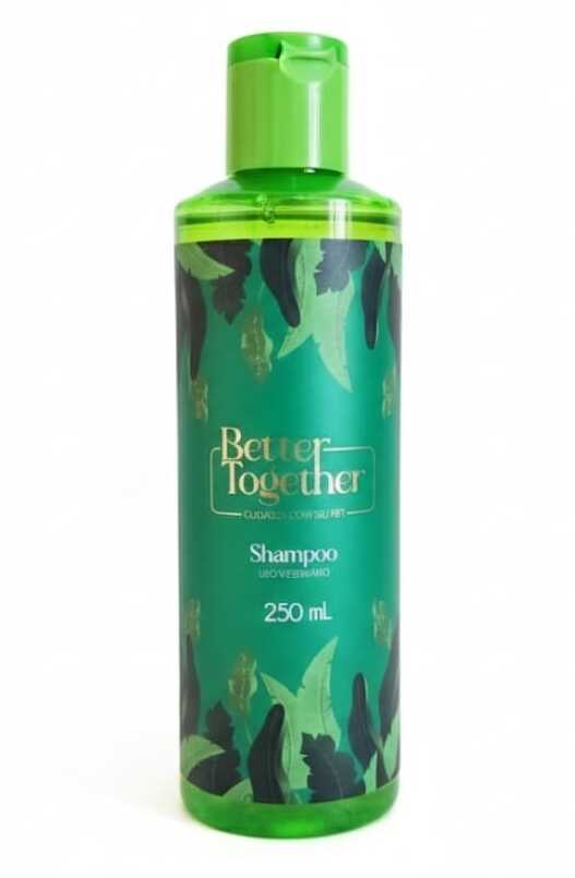 Better Together Shampoo Pet Hidratante Vegano, Cruelty Free, Fortalecimento e Proteção para a Pelagem, 250ml
