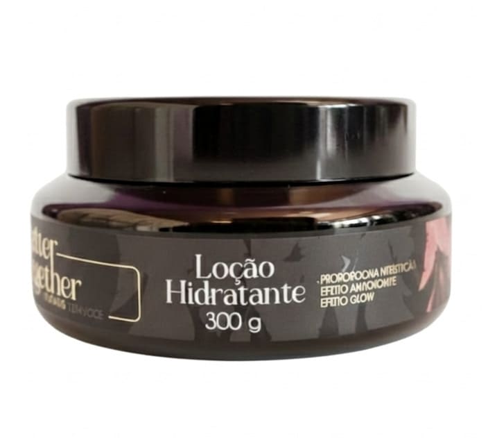 Better Together Loção Hidratante Vegana, Cruelty-Free, Hidratação Profunda com Efeito Glow e Antioxidante, 300gr