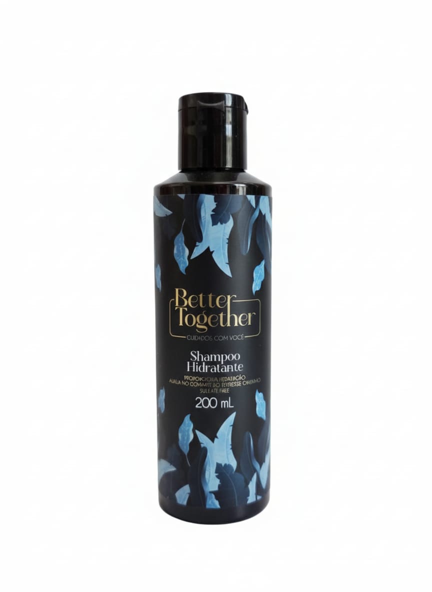 Better Together Shampoo Hidratante Vegano, Cruelty Free, Escudo Antioxidante e Proteção Diária, 200 ml